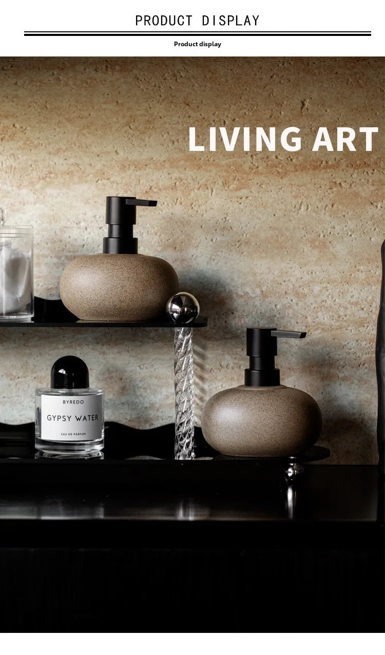 Keramik Spenderflasche für Lotion und Flüssigseife 300ml