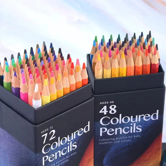Buntstifte Set 12-72 Farben Ölbasiert Ideal für Künstler und Schule