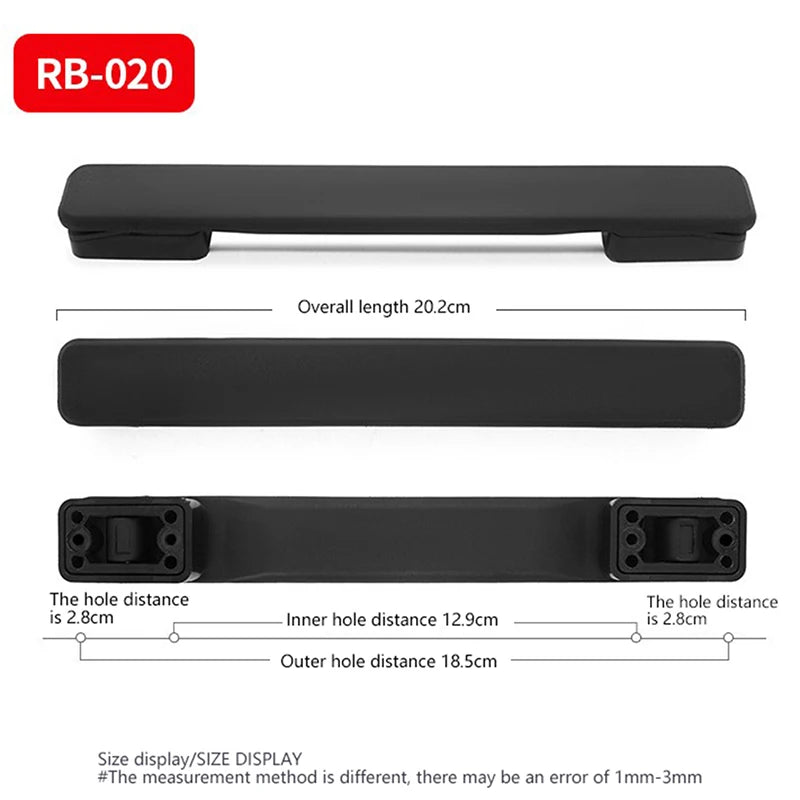 Robuster Ersatz Griff für Koffer und Reisetaschen aus Metall