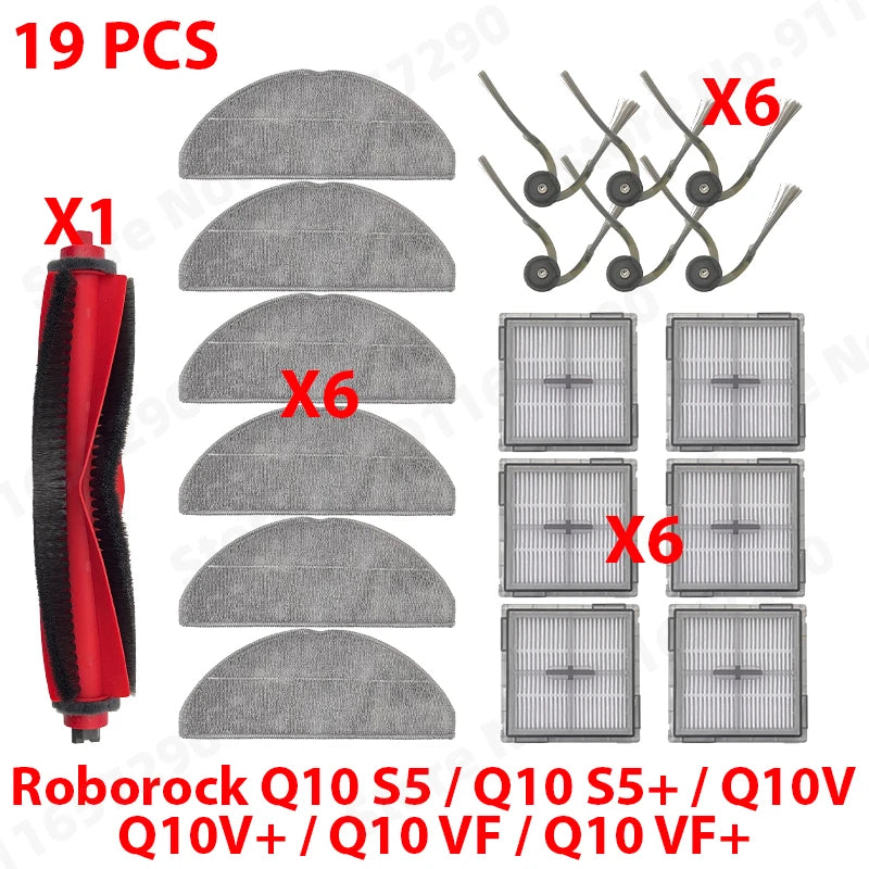 Zubehörset mit Bürste Filter und Staubbeutel für Roborock Staubsauger