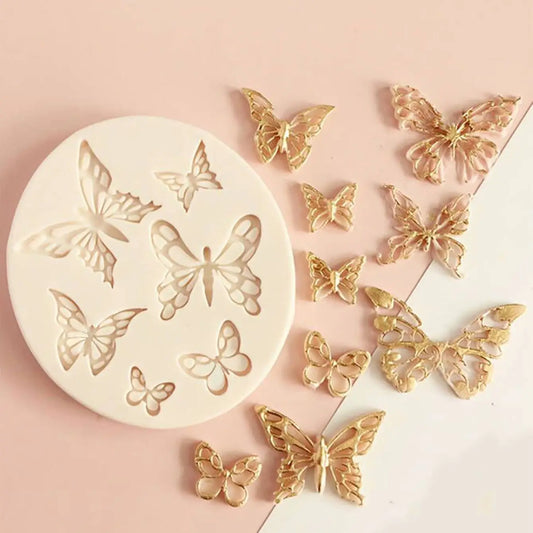 Fondant Silikonform Schmetterling für Kuchen Dekorieren und Backen