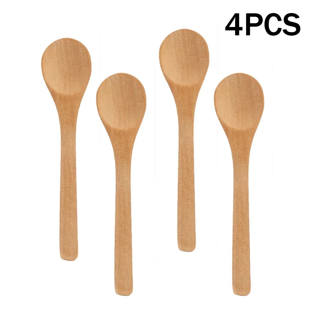 Holz Löffel Bambus Tee Löffel Küche Servierlöffel Kochwerkzeug 6 oder 1 Stück