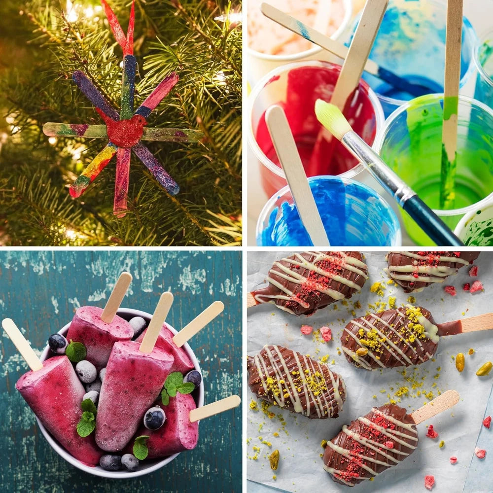 Farbige Holzstäbchen für DIY Bastelprojekte und Harz Gießformen