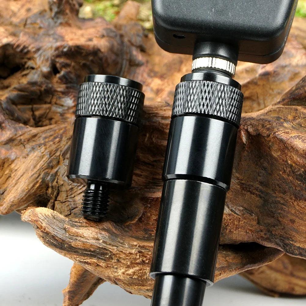 2x Schnellwechsel-Anschluss Karpfenangeln Aluminium Twist-Lock Adapter für Ruten