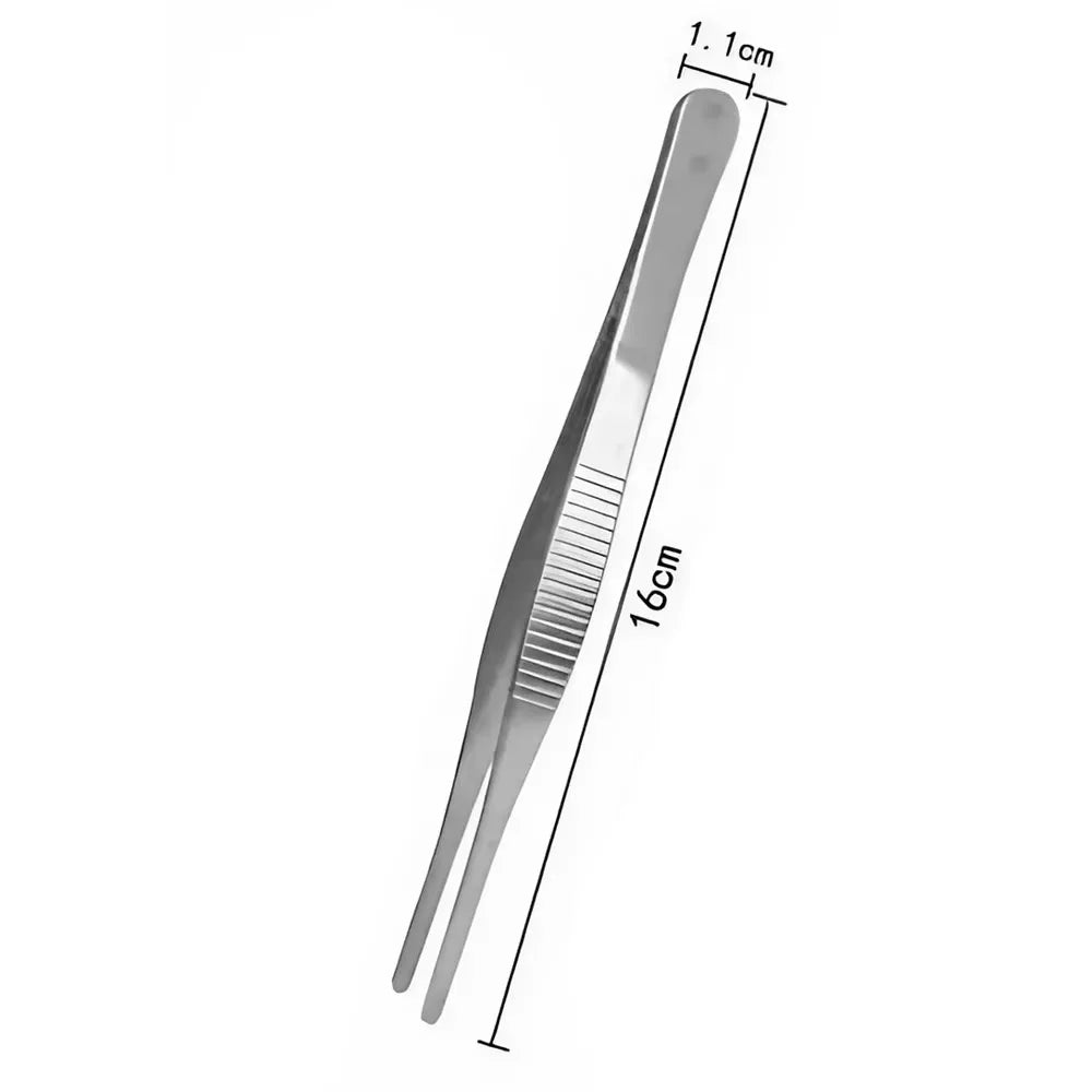Lebensmittelzange Edelstahl lang Griff rutschfest Kochzange Grillzange