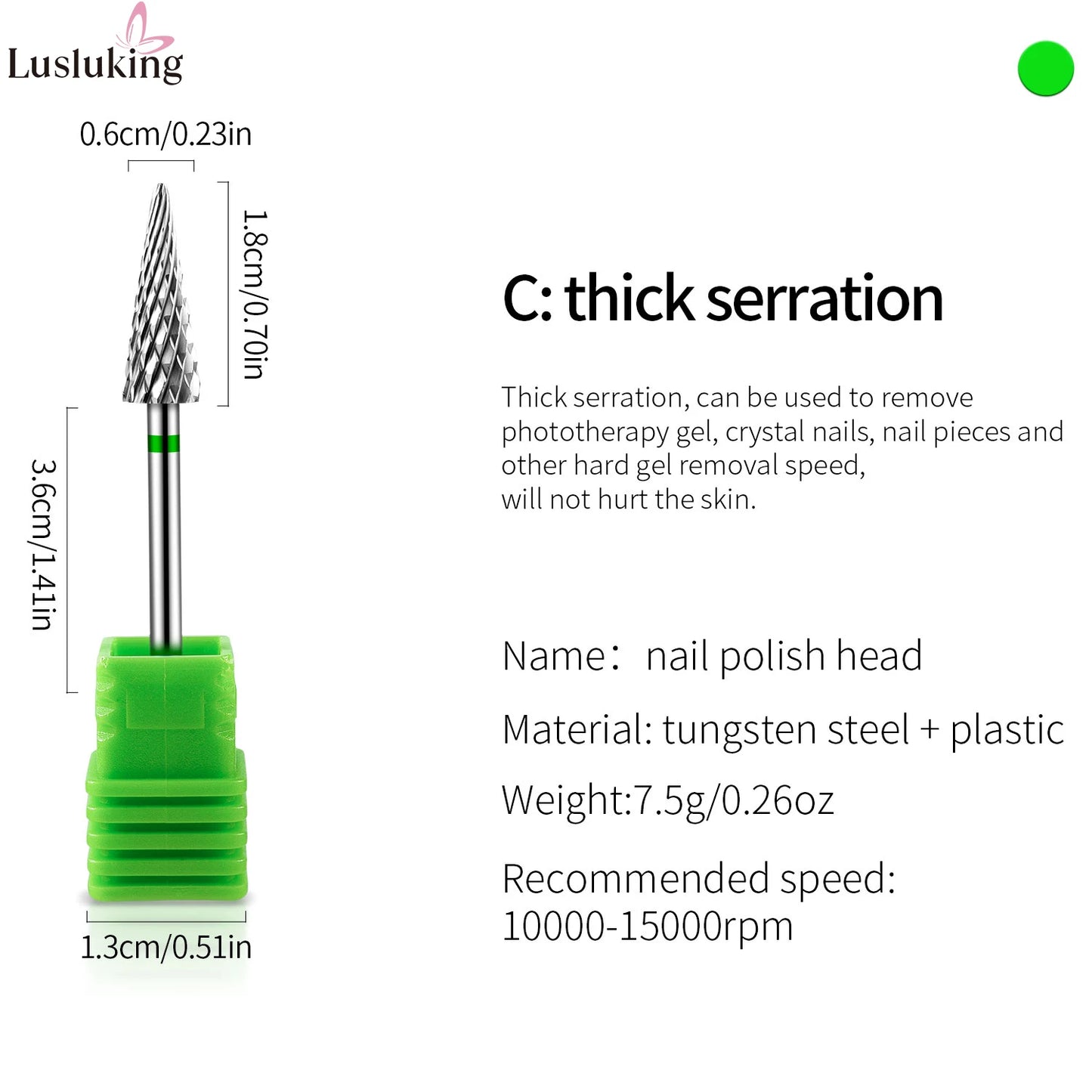 Wolframkarbid Fräser für effiziente Nagelgel-Entfernung