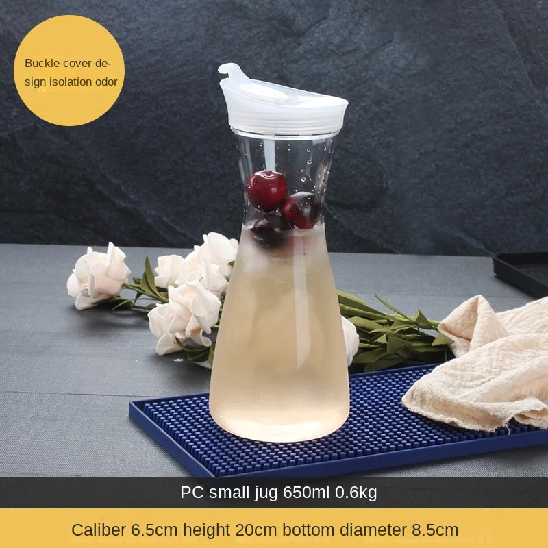 Transparente BPA-freie Wasserflasche mit Auslaufsicherem Deckel – 1,0L Kunststoff