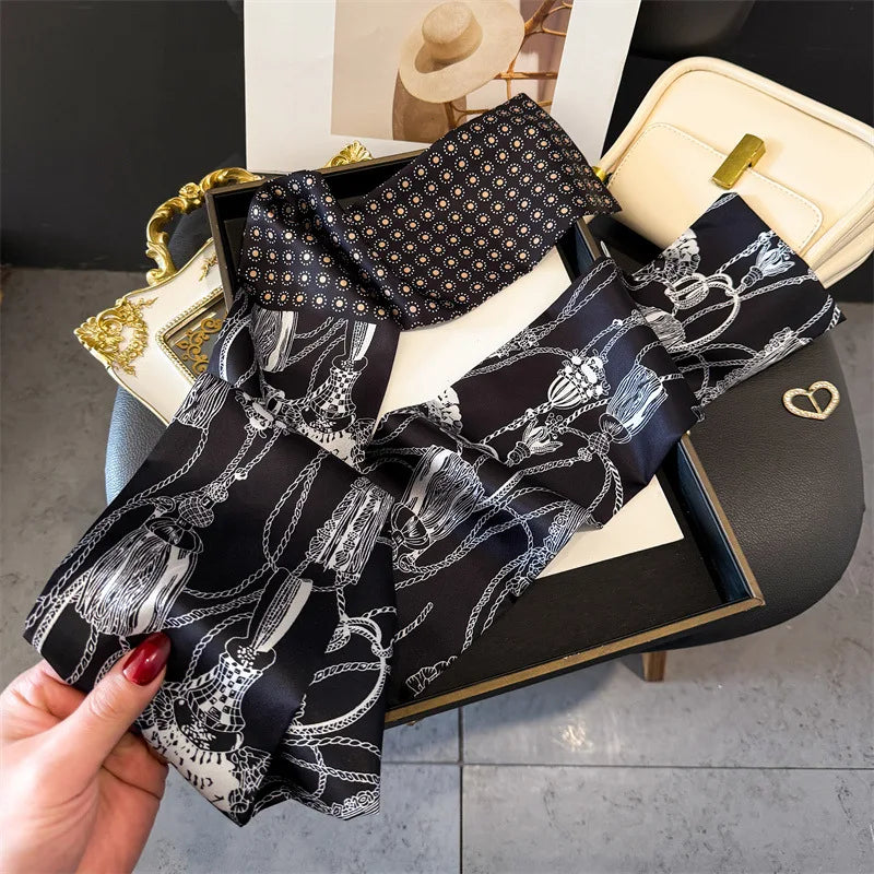 Dünner Seidenschal für Frauen – Multifunktionales Halstuch-Yabubest - Home & More