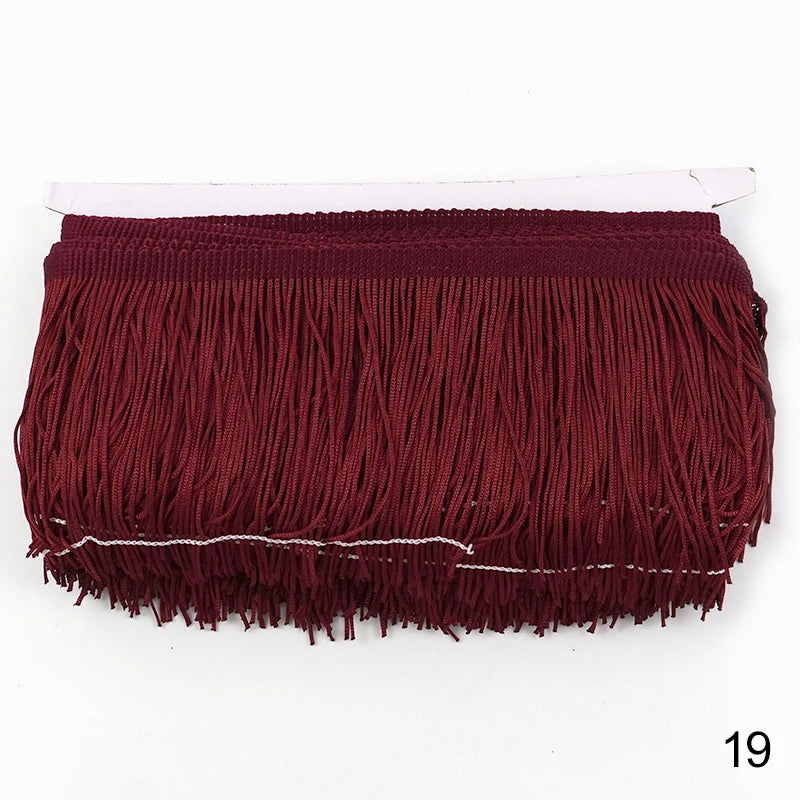 Dekorative Quastenfransen für Kleidung und Heimtextilien zum Nähen