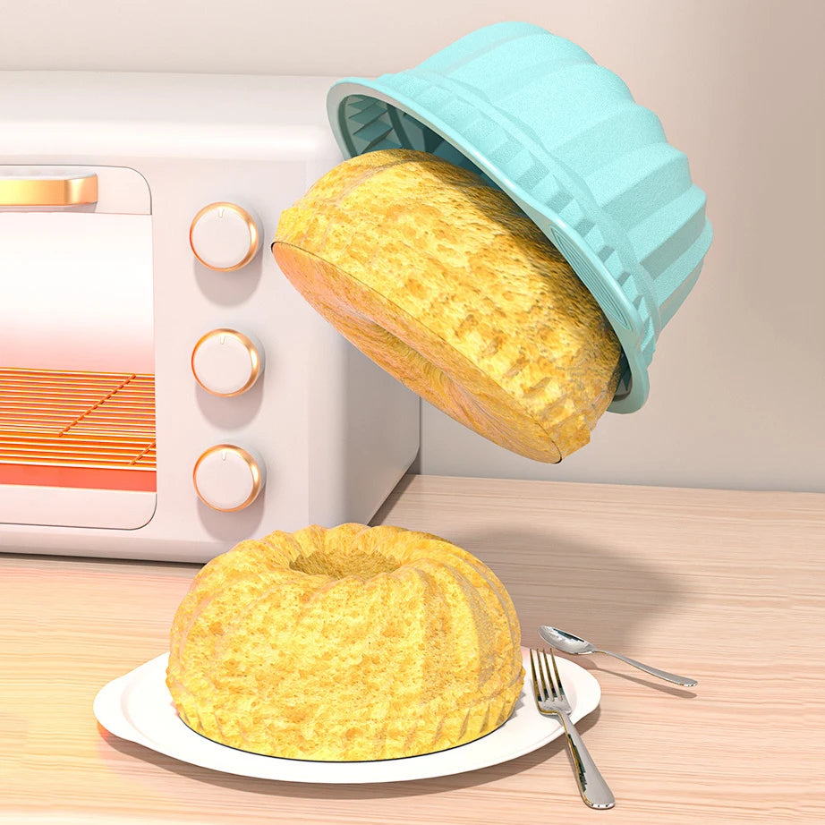 Flexible Silikon Backform für kreative Kuchen und Gebäck DIY