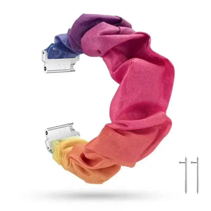 Elastisches Nylon Uhrenarmband 20mm 22mm für Smartwatches - Dehnbar Bequem