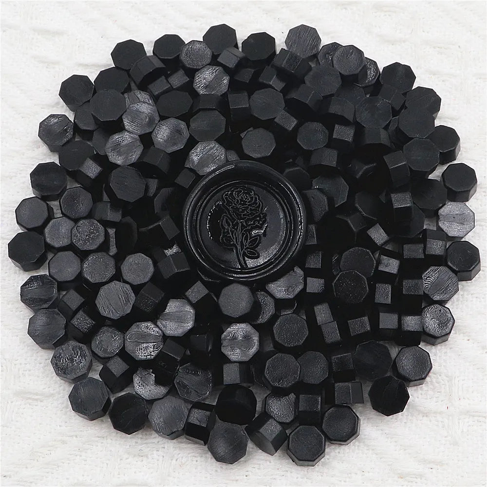 Vielseitige achteckige Siegelwachsperlen für handgemachte Dekorationen