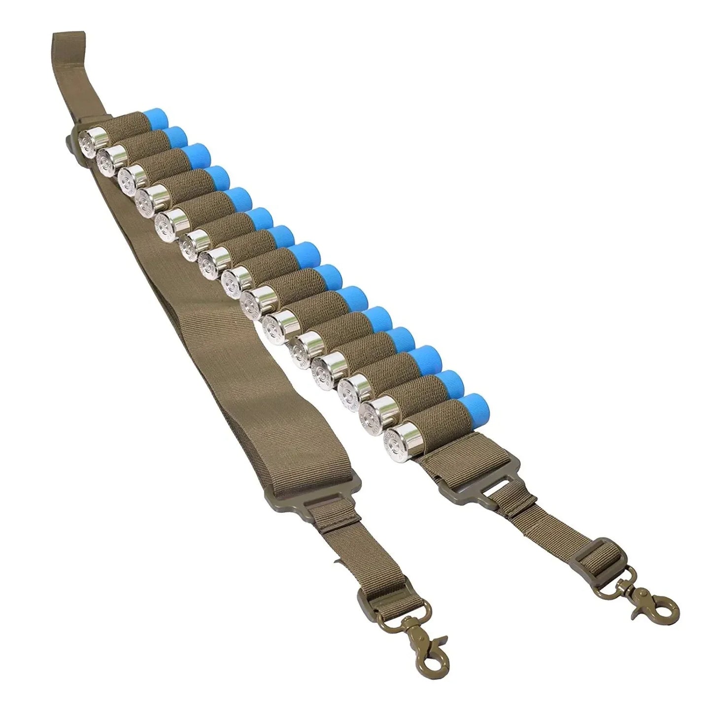 15 Runden Munition Shell Gürtel 12 Gauge Gewehr 2 Punkt Sling Holster Jagd