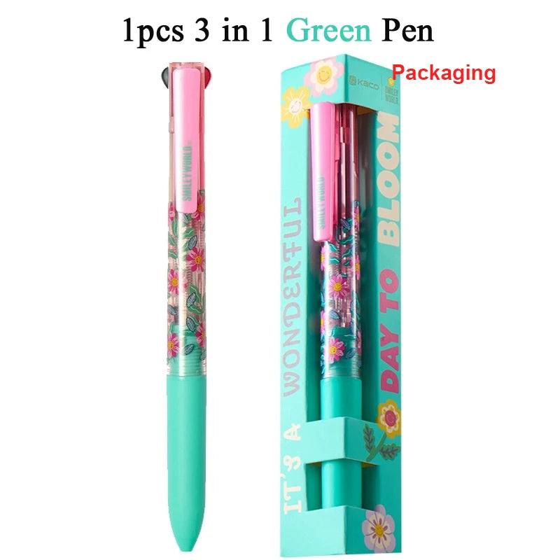 3-in-1 Multi Pen Druckbleistift mit Rot Schwarz Gel-Tinte für Büro Schule