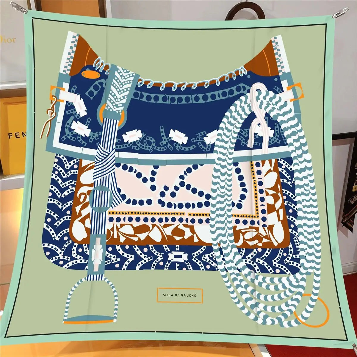 Stylisches bedrucktes Bandana Kopftuch Unisex vielseitig tragbar