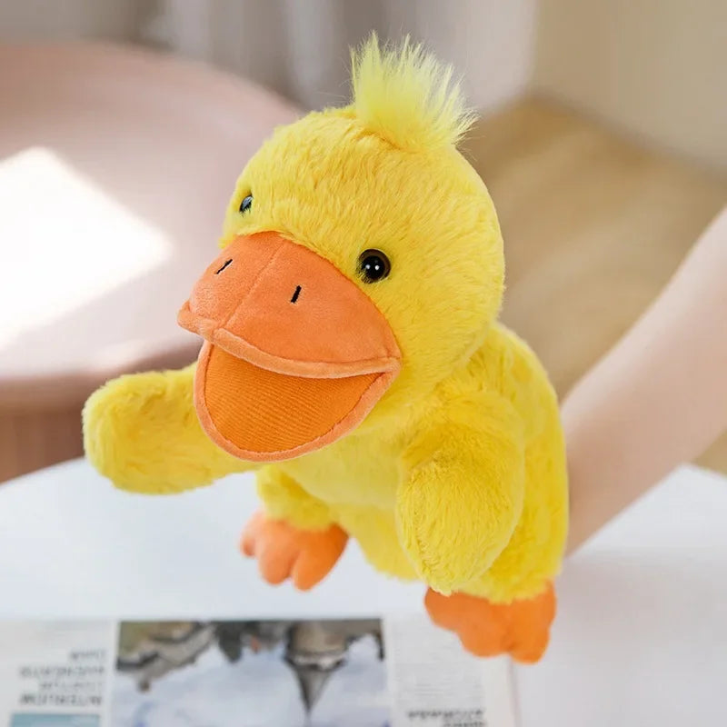 Gefüllte Plüsch Handpuppen Set Kawaii Tierpuppen pädagogisch für Kinder