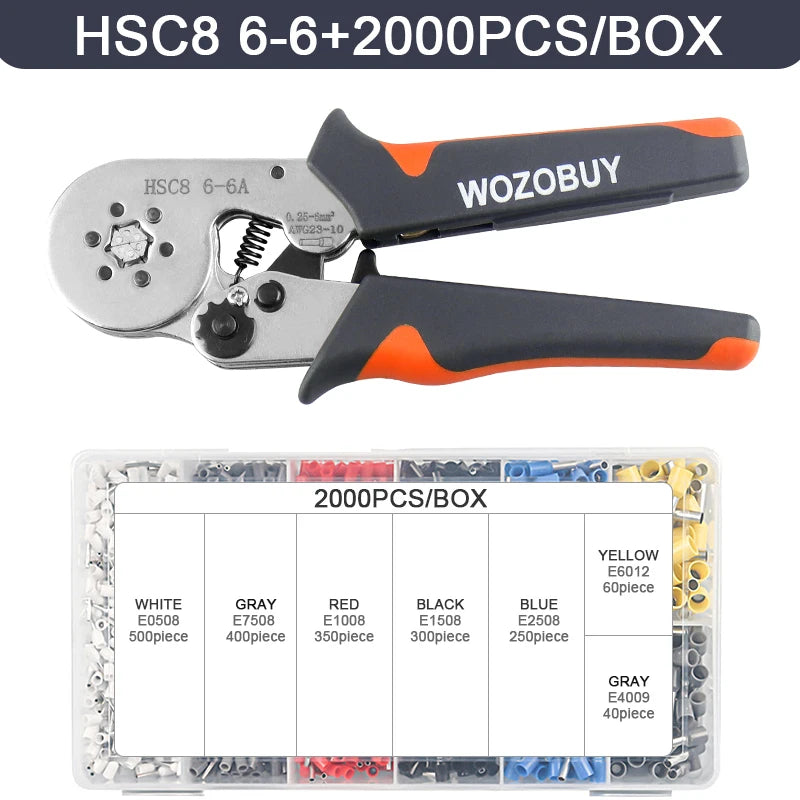 Multifunktionale Crimpzange HSC8 6-4/6-6 für elektrische Arbeiten