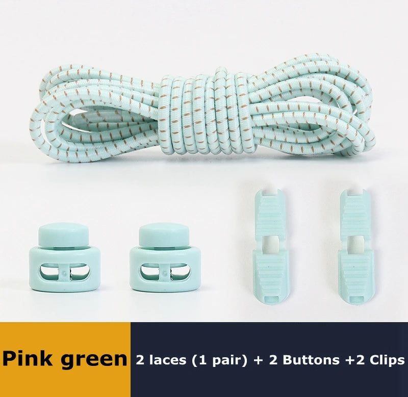 Elastische Schnürsenkel ohne Binden mit Schloss für Sneakers & Co.
