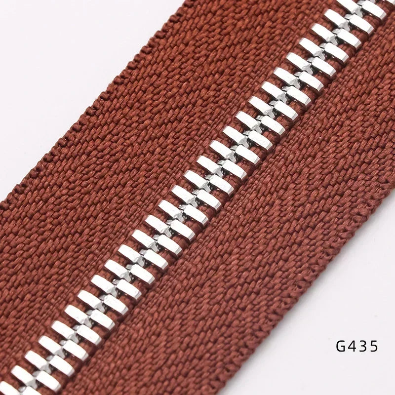 Metall-Reißverschluss Offenes Ende Zwei-Wege Reißverschlüsse Gold Silber-Yabubest - Home & More