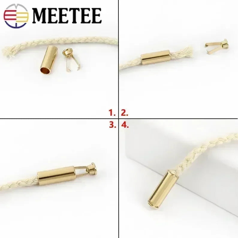 Metall Kordelstopper Set für Hosen Pullover DIY Nähzubehör 10/20 Stk