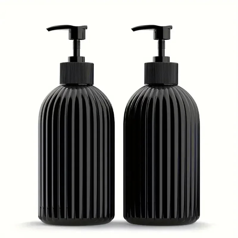 500ml Kunststoff Nachfüllflasche für Shampoo Lotion Duschgel Bad Reise