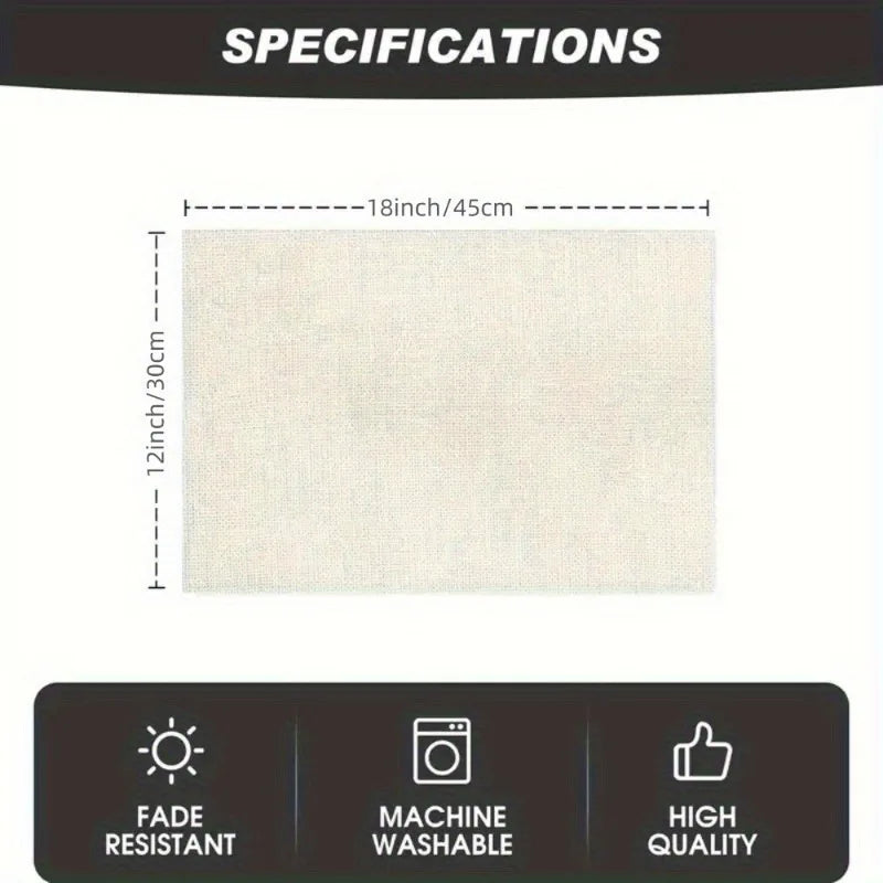 Festliche Weihnachtsbaum Tischsets aus Polyester für Ihr Zuhause