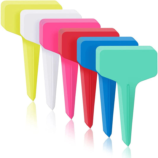 10 cm Pflanzenetiketten T-Form mit Stift, 30er Set, Kunststoff wasserdicht-Yabubest - Home & More