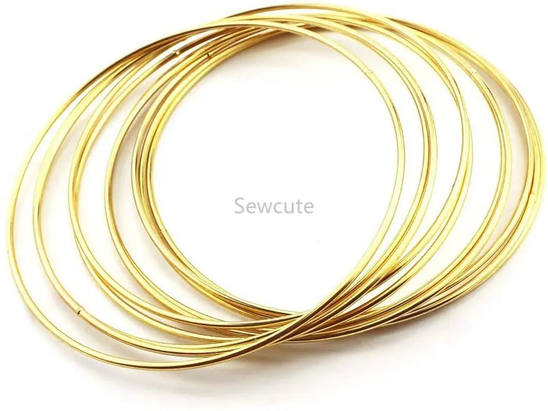 10er Set Metallringe für DIY Traumfänger Makramee Dekorationen