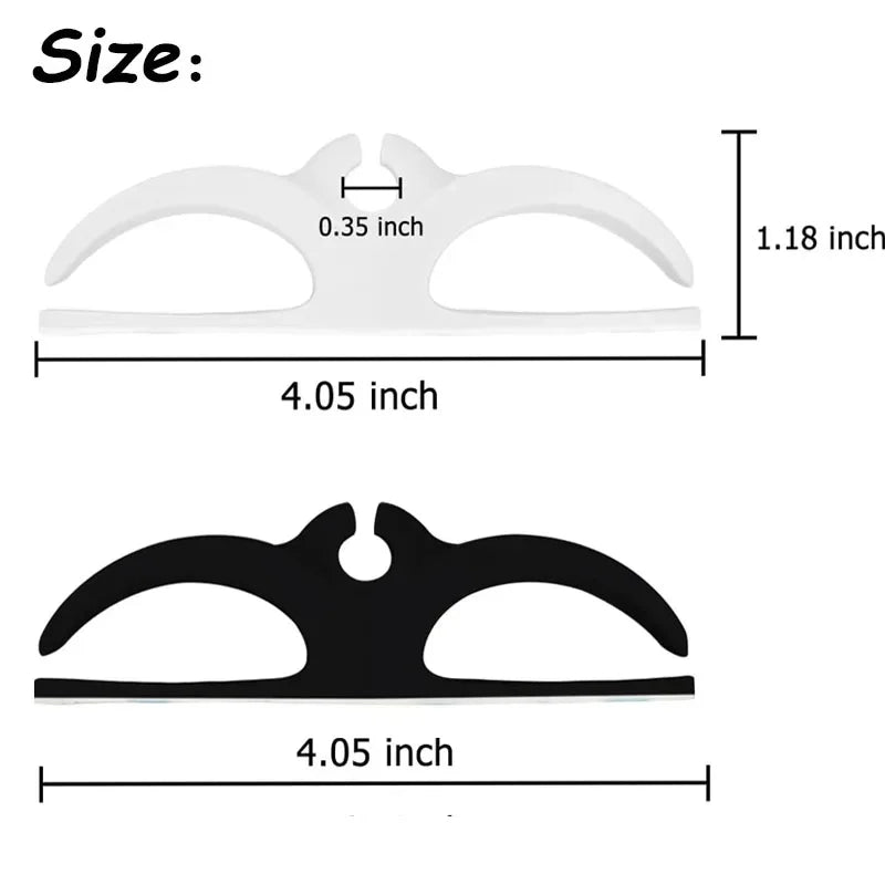 Ordnung schaffen: Silikon Kabelhalter 10x2,8 cm, 1–3 Stück, Schwarz Weiß Grau