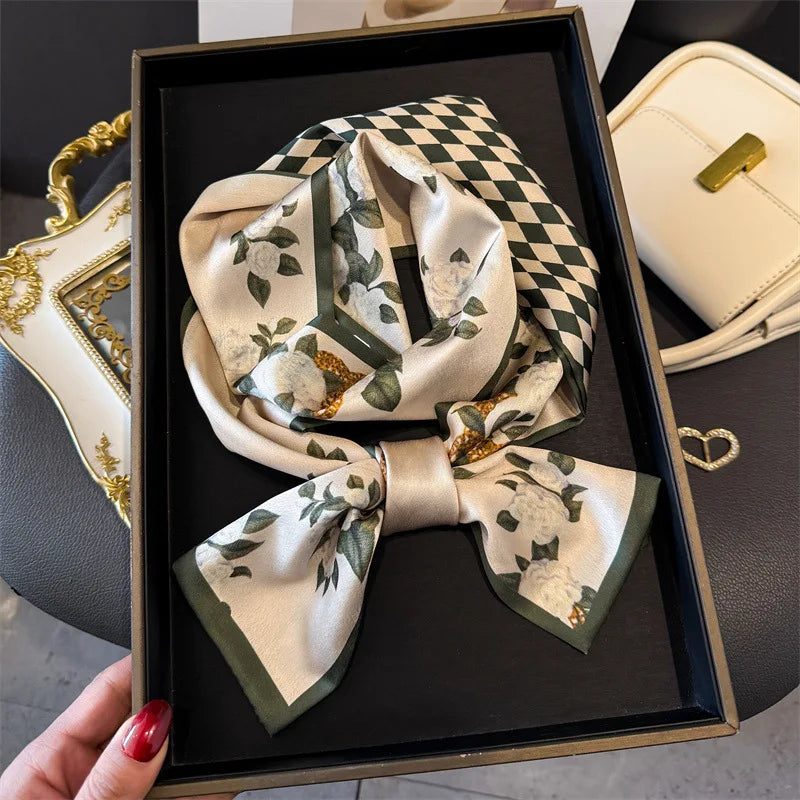 Dünner Seidenschal für Frauen – Multifunktionales Halstuch-Yabubest - Home & More