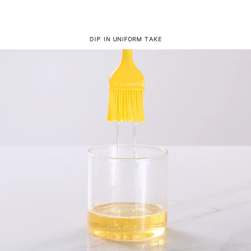 Silikon Ölpinsel – Lebensmittelecht - Hitzebeständig für Grill, Ofen, Küche