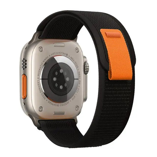 Nylon Trail-Loop Armband kompatibel für Smartwatches 38-49 mm Unisex