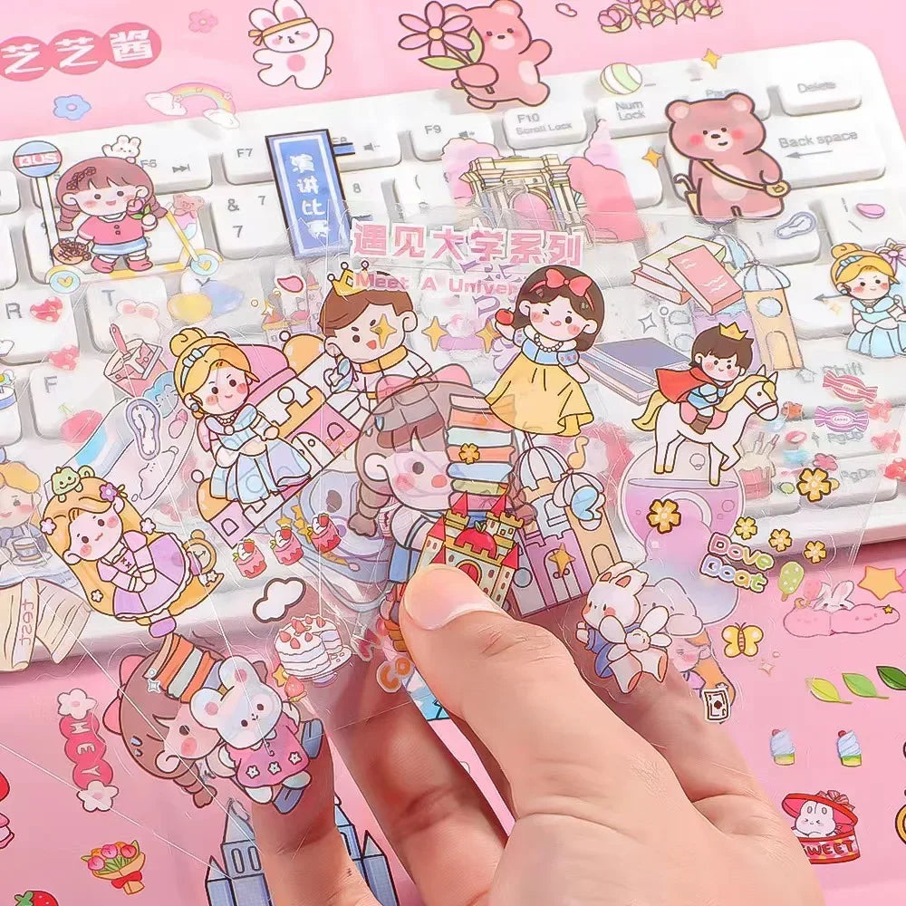 Kawaii PET Muster Aufkleber 10 50 100 Stück Scrapbooking DIY Deko