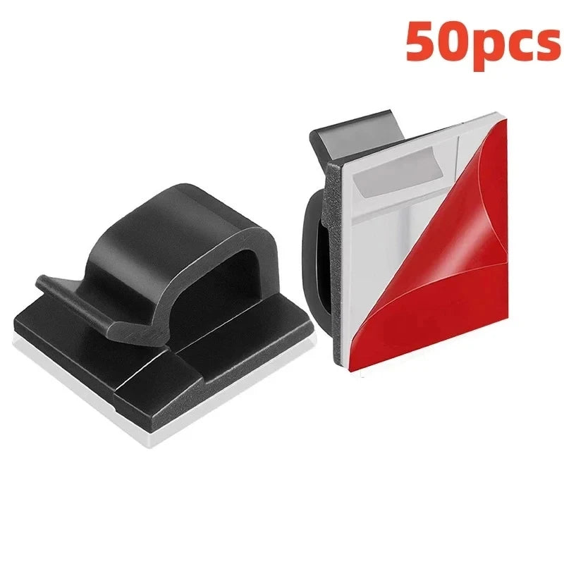 Selbstklebende Kabelklemmen Organizer für Desktop Büro Auto Wand Fixierung