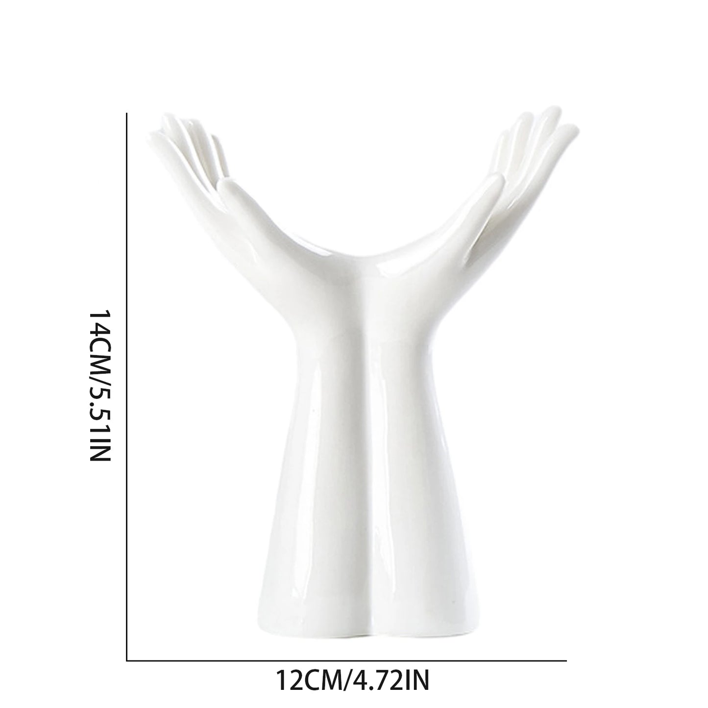 Handgeformte Keramik Vase nordischer Stil für moderne Wohnkultur