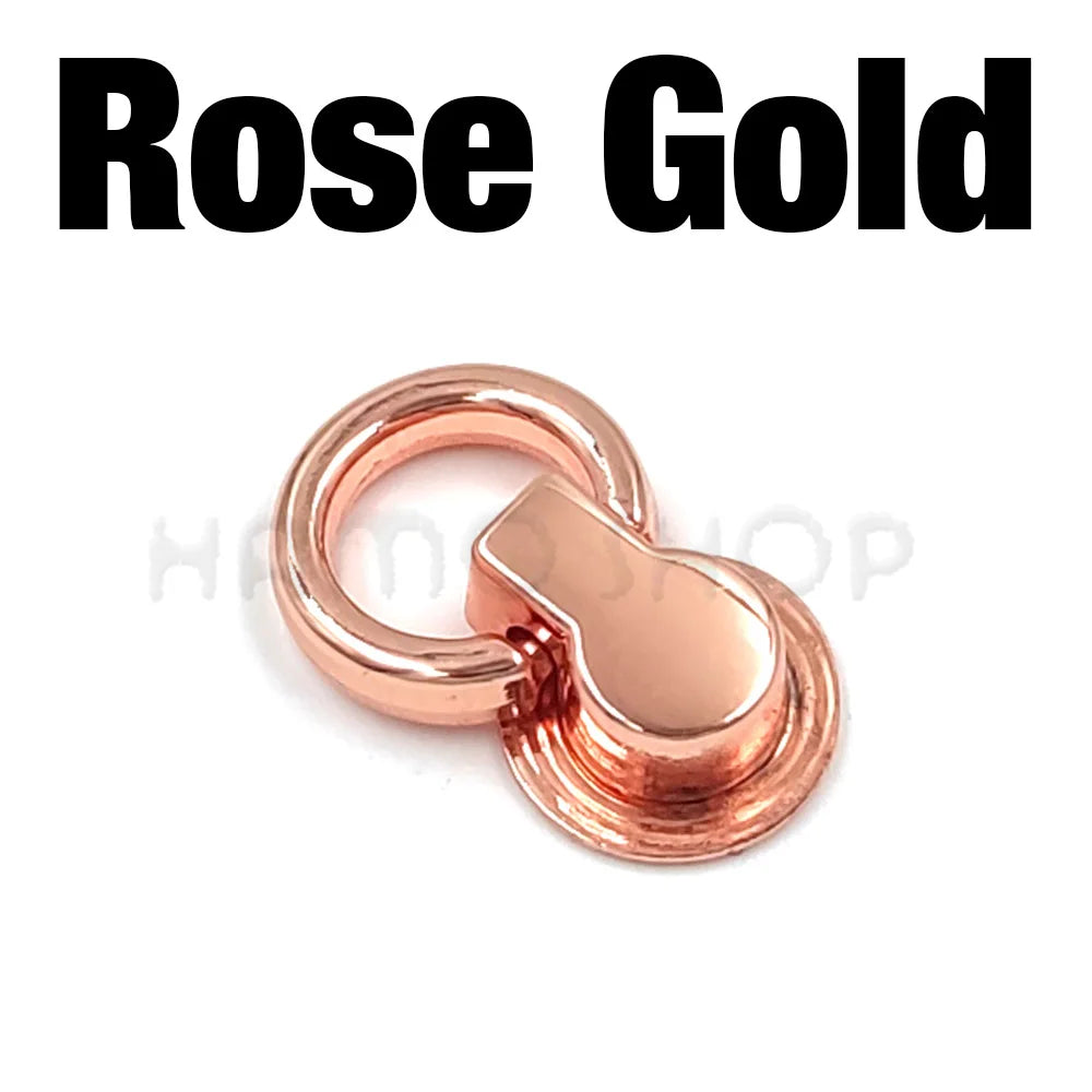 10er Set Metall O Ring Stud Niet Schraube Aufhänger für Taschen