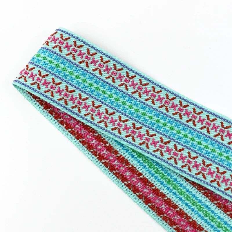 Elastisches Jacquard Gurtband für Kleidung und Nähprojekte