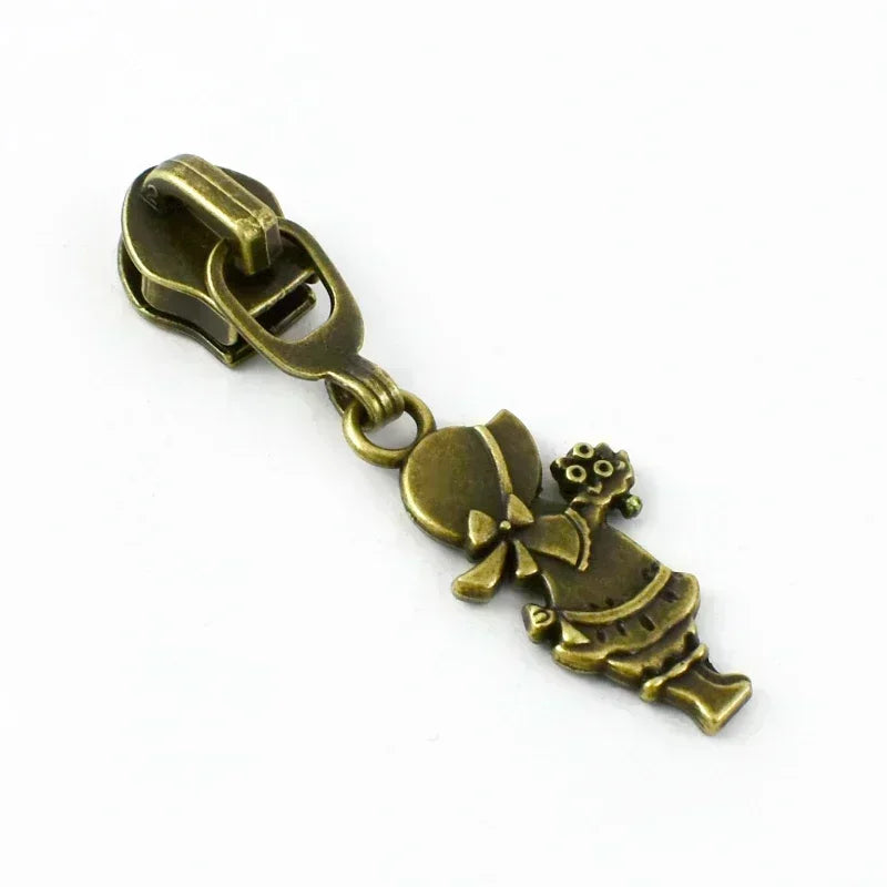 Bronze Reißverschlussschieber für Nylonreißverschlüsse, 5-20 Stück-Yabubest - Home & More