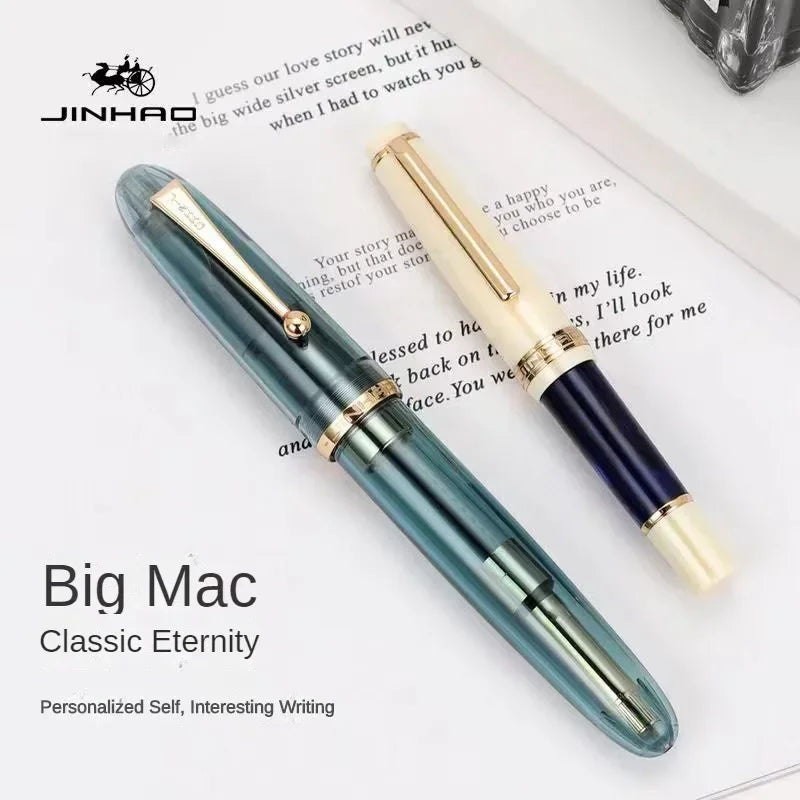 JinHao 9019 Füllfederhalter Transparent Acryl 40 MM Iridium Feder-Yabubest - Home & More
