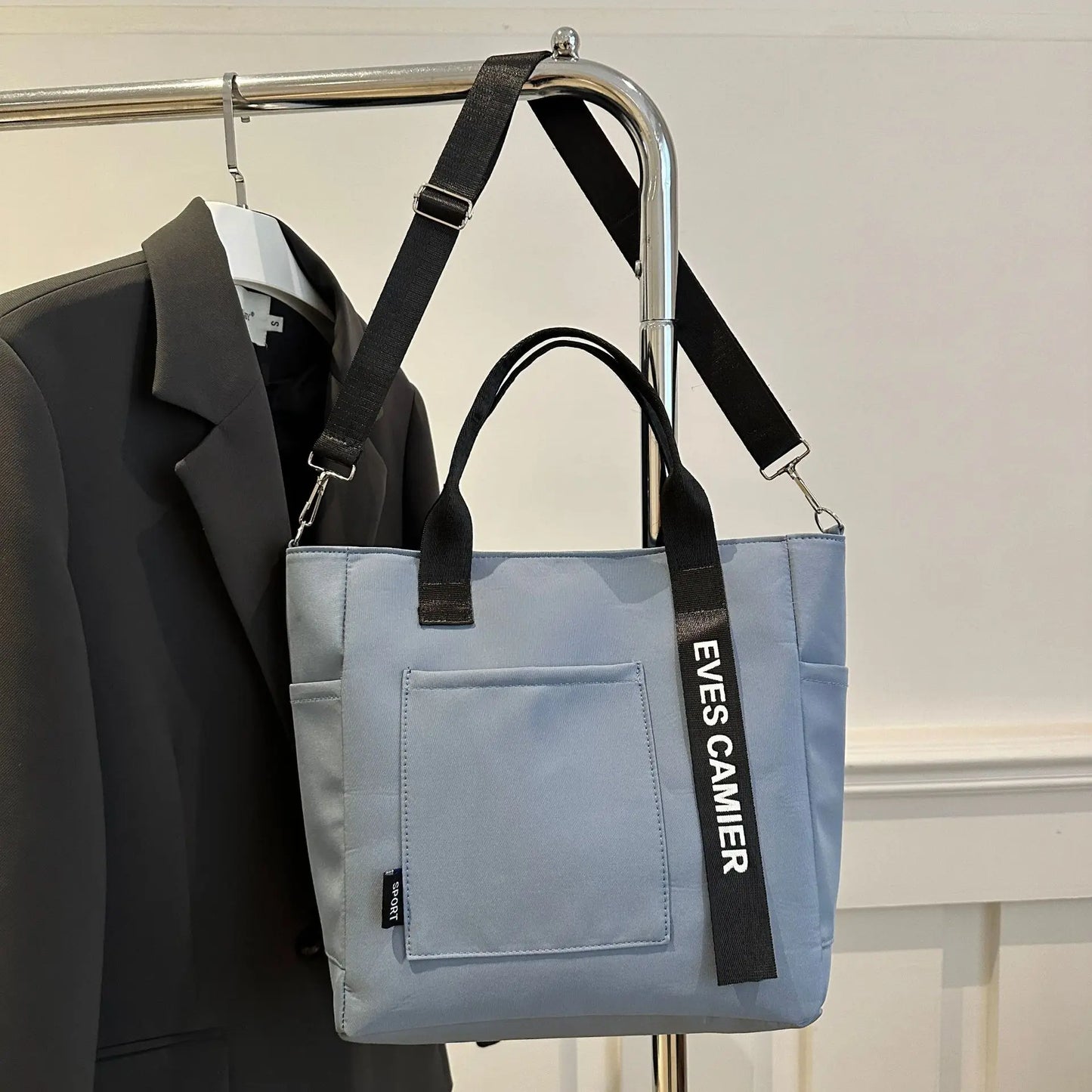 Nylon Damen Handtasche Campus Student Tote Wasserdichte Schultertasche