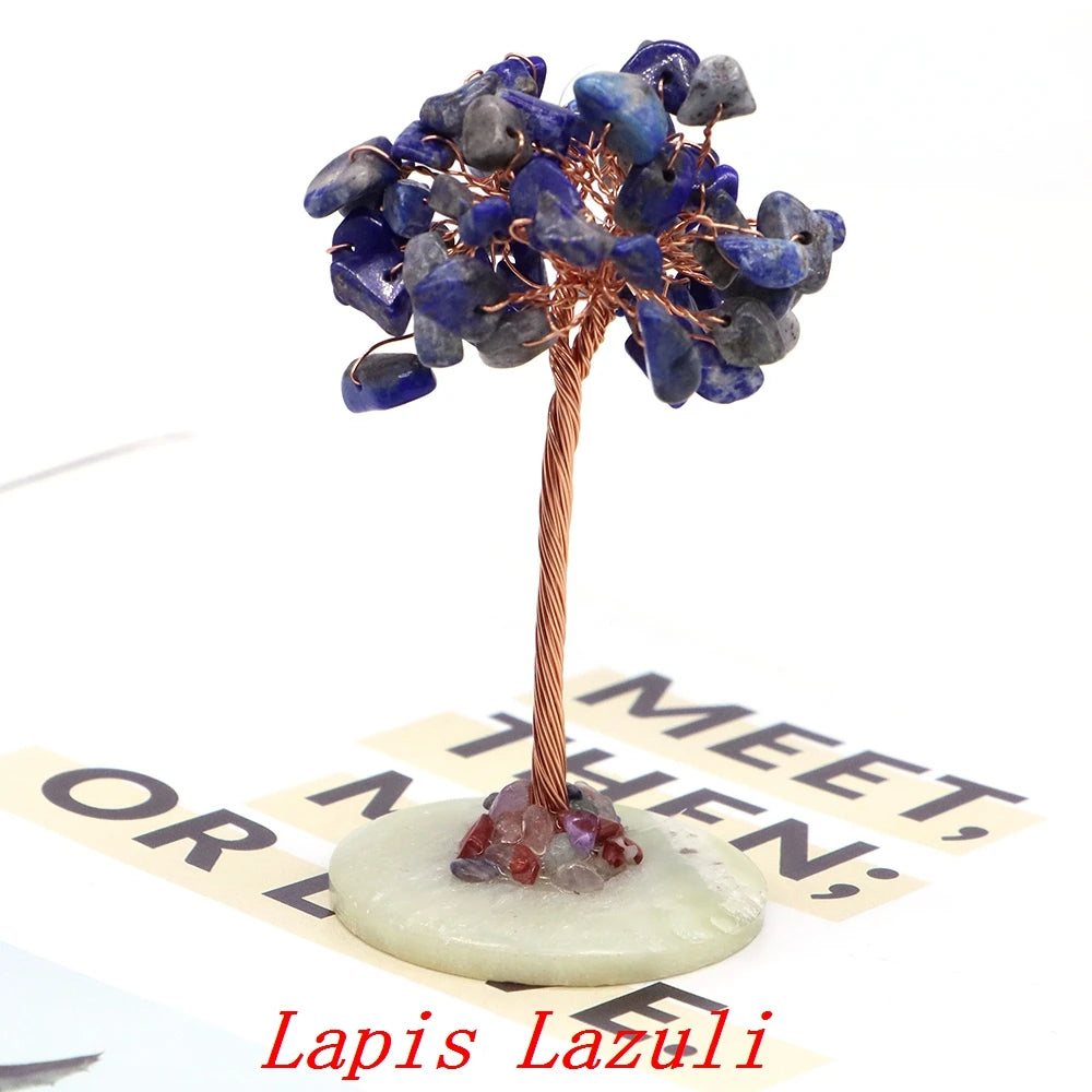 Kristall Achat Geldbaum für Feng Shui und positive Energie im Zuhause