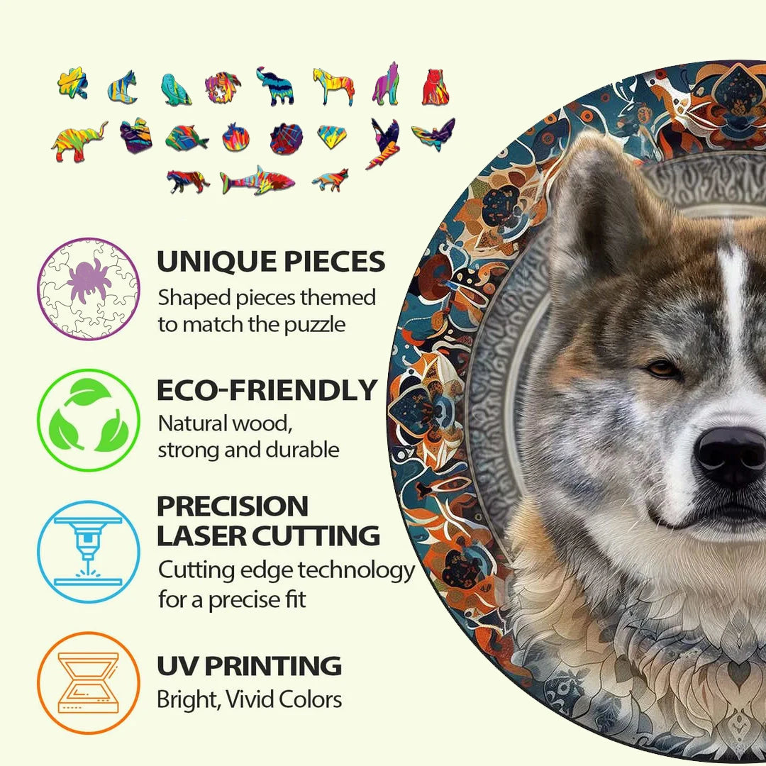 Förderndes 3D Holzpuzzle für kreatives Lernen und Spaß