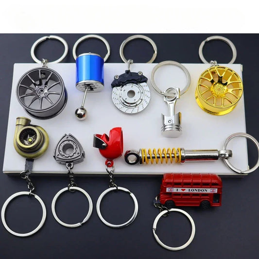 Metall Schlüsselanhänger Auto Teile Turbo Bremsscheibe Geschenke Herren