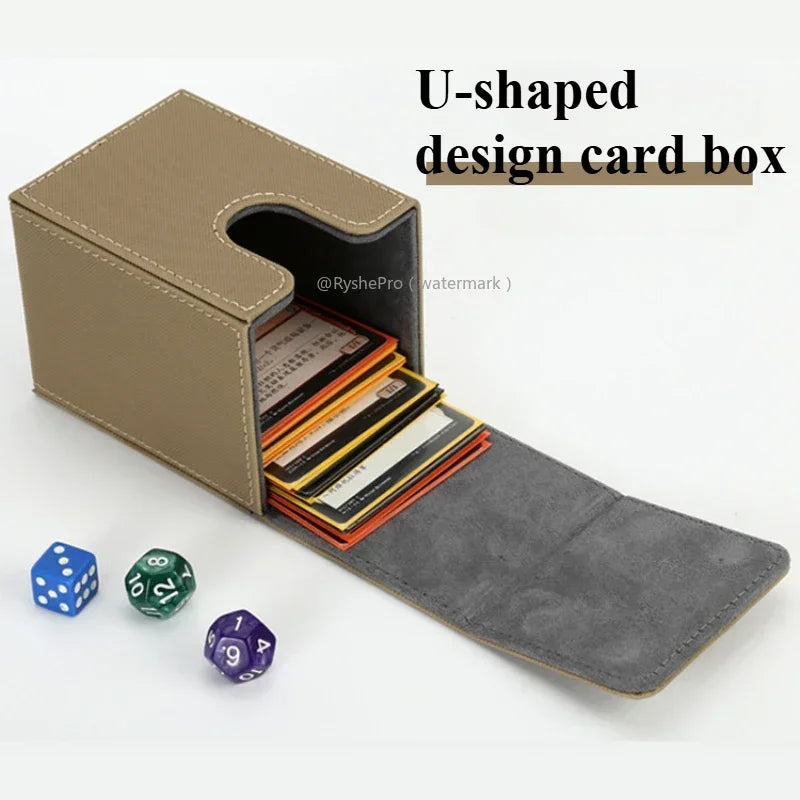 Robuste Deckbox für über 100 Sammelkarten sichere Aufbewahrung