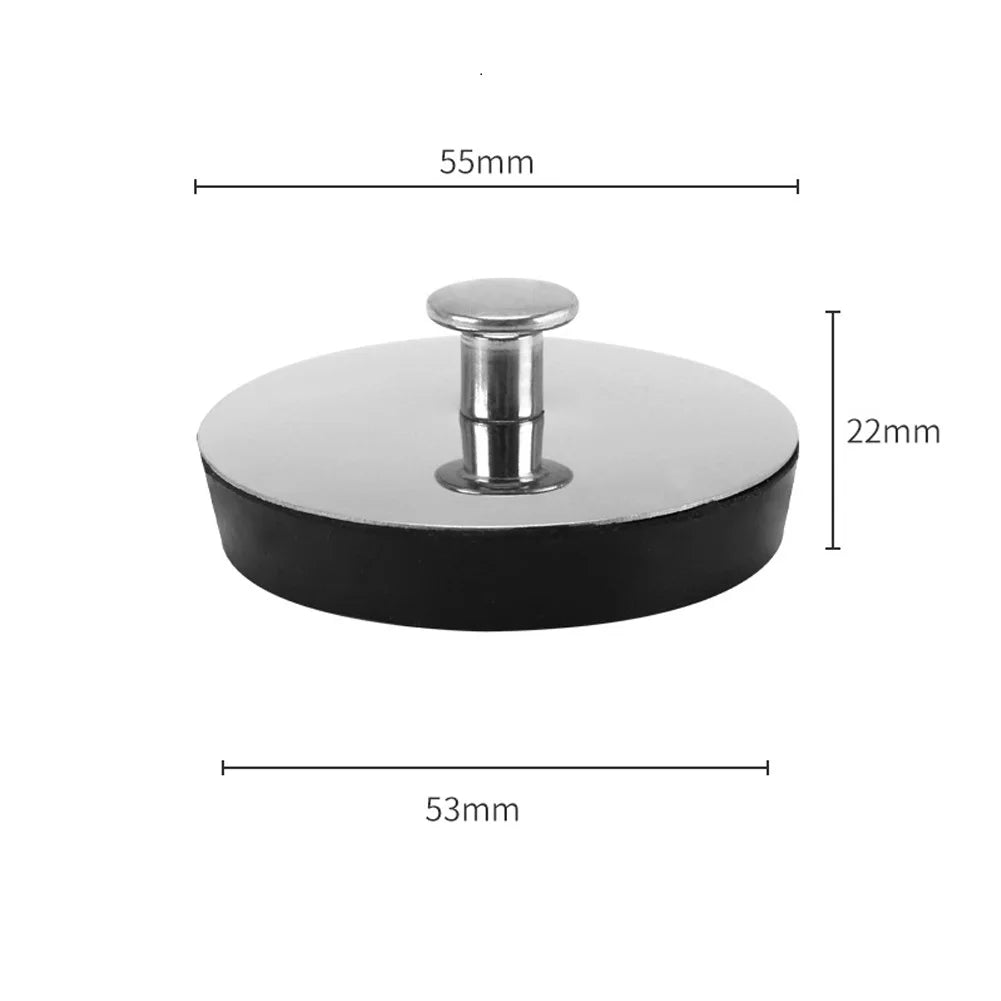 Edelstahl Waschbecken Stecker Badewanne Abfluss Stopper 37mm Gummi