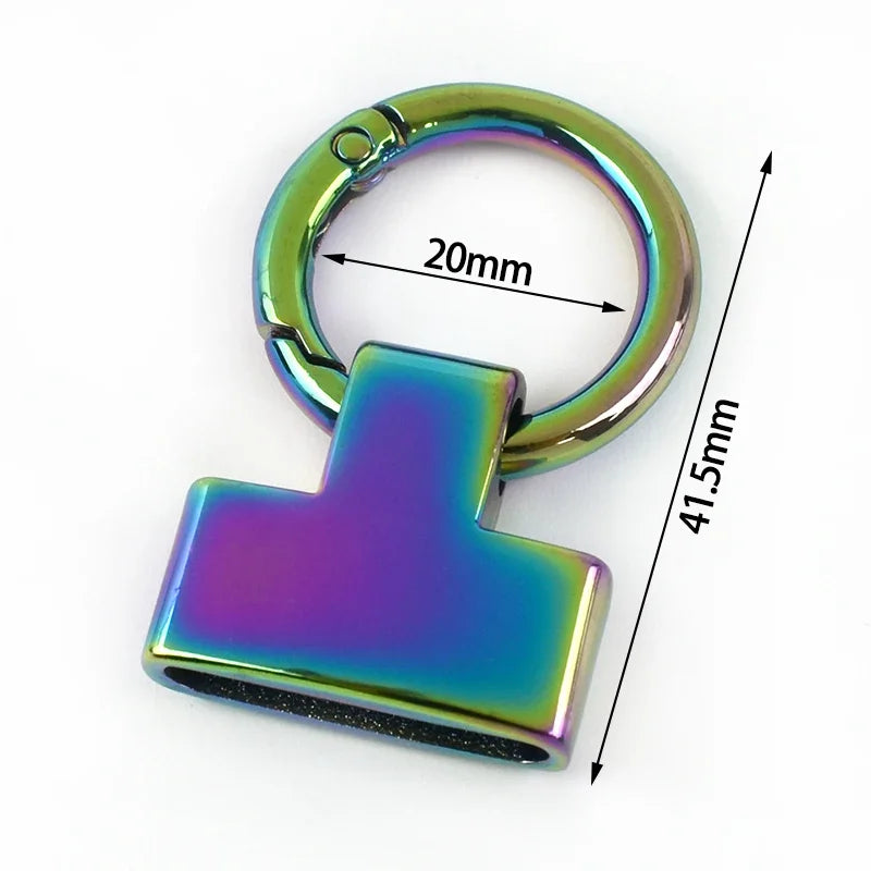 Metallschnallen O-Ring 20 25mm 2 5 10 Stück für Riemen Schlüsselanhänger