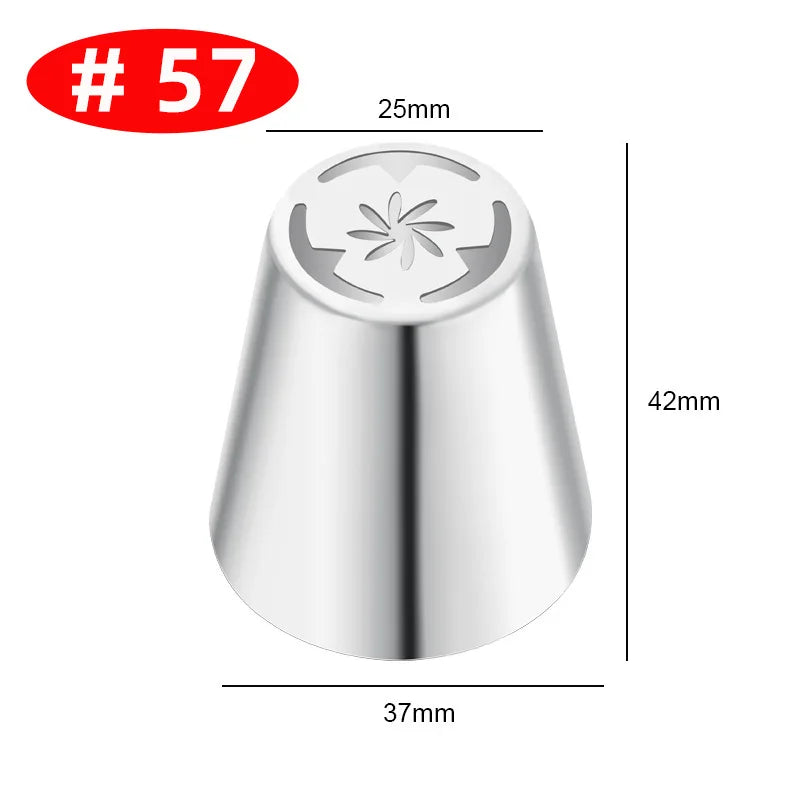 Premium Edelstahl Spritztüllen Set – 30+ Backdüsen für kreative Gebäck-Deko