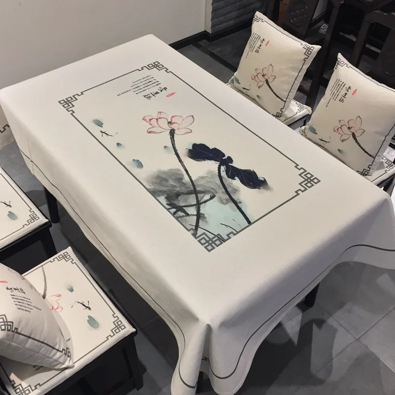 Vielseitige rechteckige Tischdecke schützt Tische stilvoll und zuverlässig