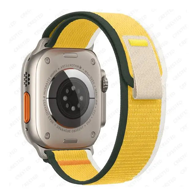 Nylon Trail-Loop Armband kompatibel für Smartwatches 38-49 mm Unisex