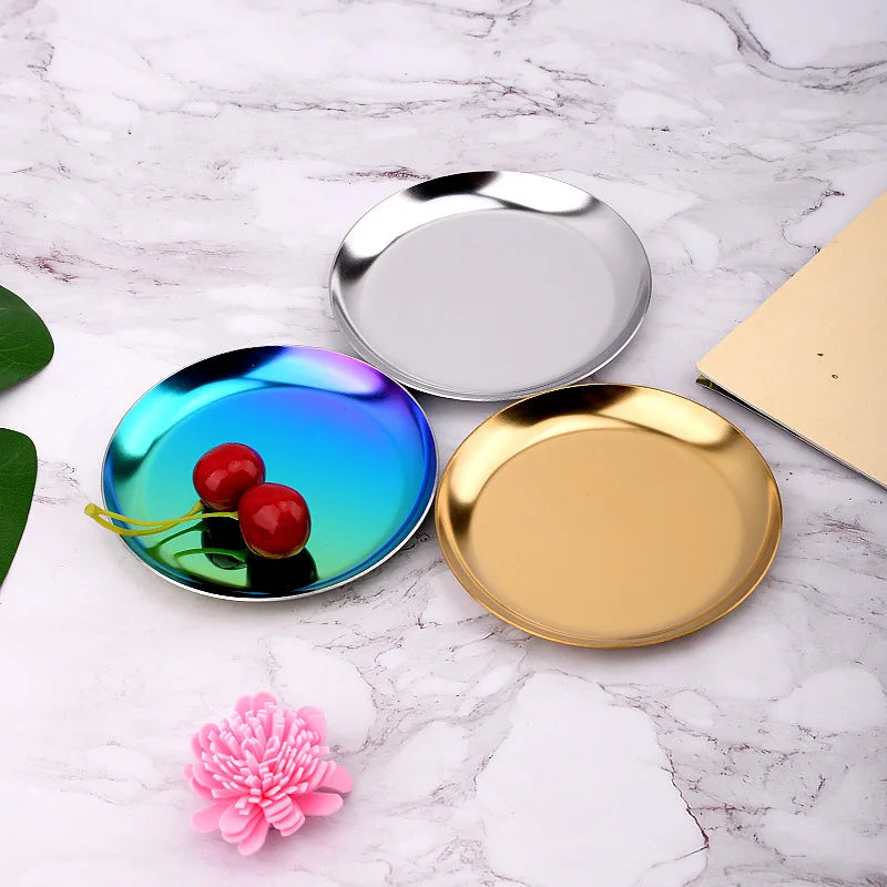 Edelstahl Tablett für Kosmetik und Schmuck – Modern & Praktisch-Yabubest - Home & More